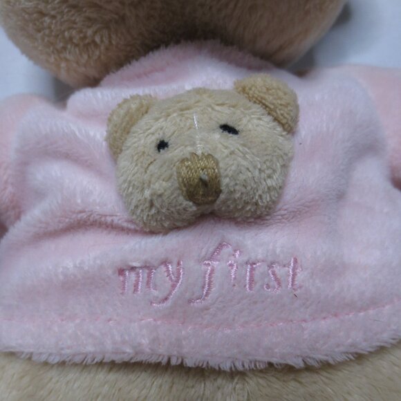 4/$14 FAO SCHWARZ MY FIRST TEDDY BEAR super soft VERY GOOD CONDITION pink - Picture 4 of 7